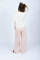 Wave Cable Knit merino wool Cardigan Ivory