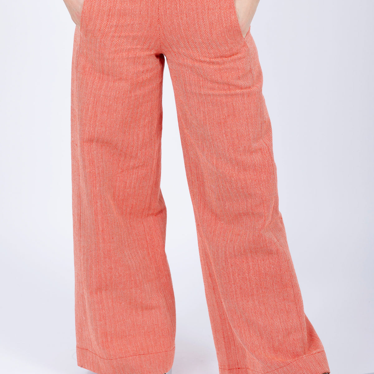 Pantalon Large Armand Ventilo Taille 34 - Bimatériaux Coton Et Soie Corail - Neuf Avec étiquettes