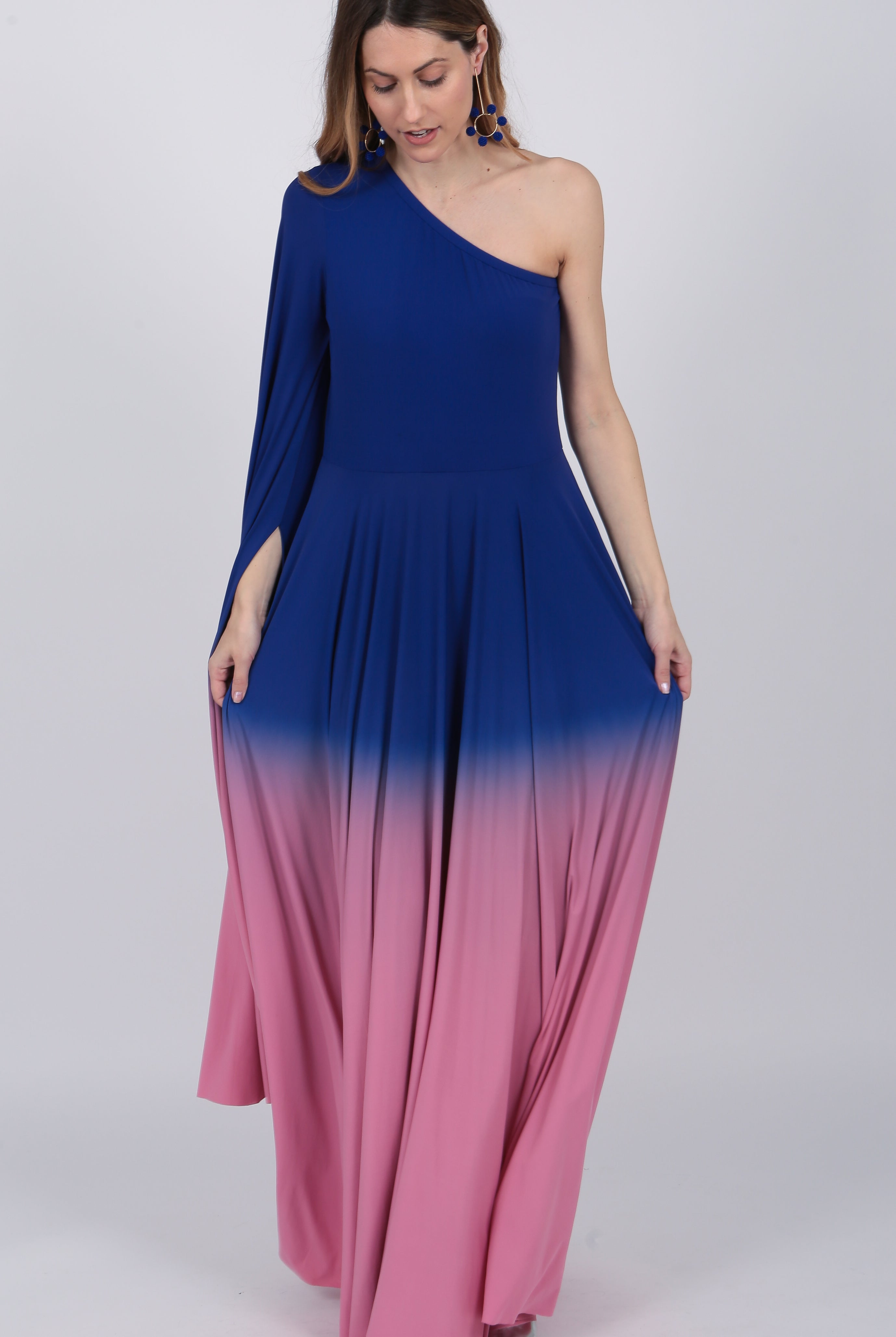 Pink Purple Ombre Gown