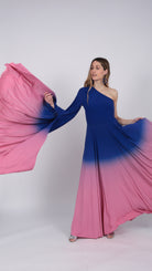 Pink Purple Ombre Gown