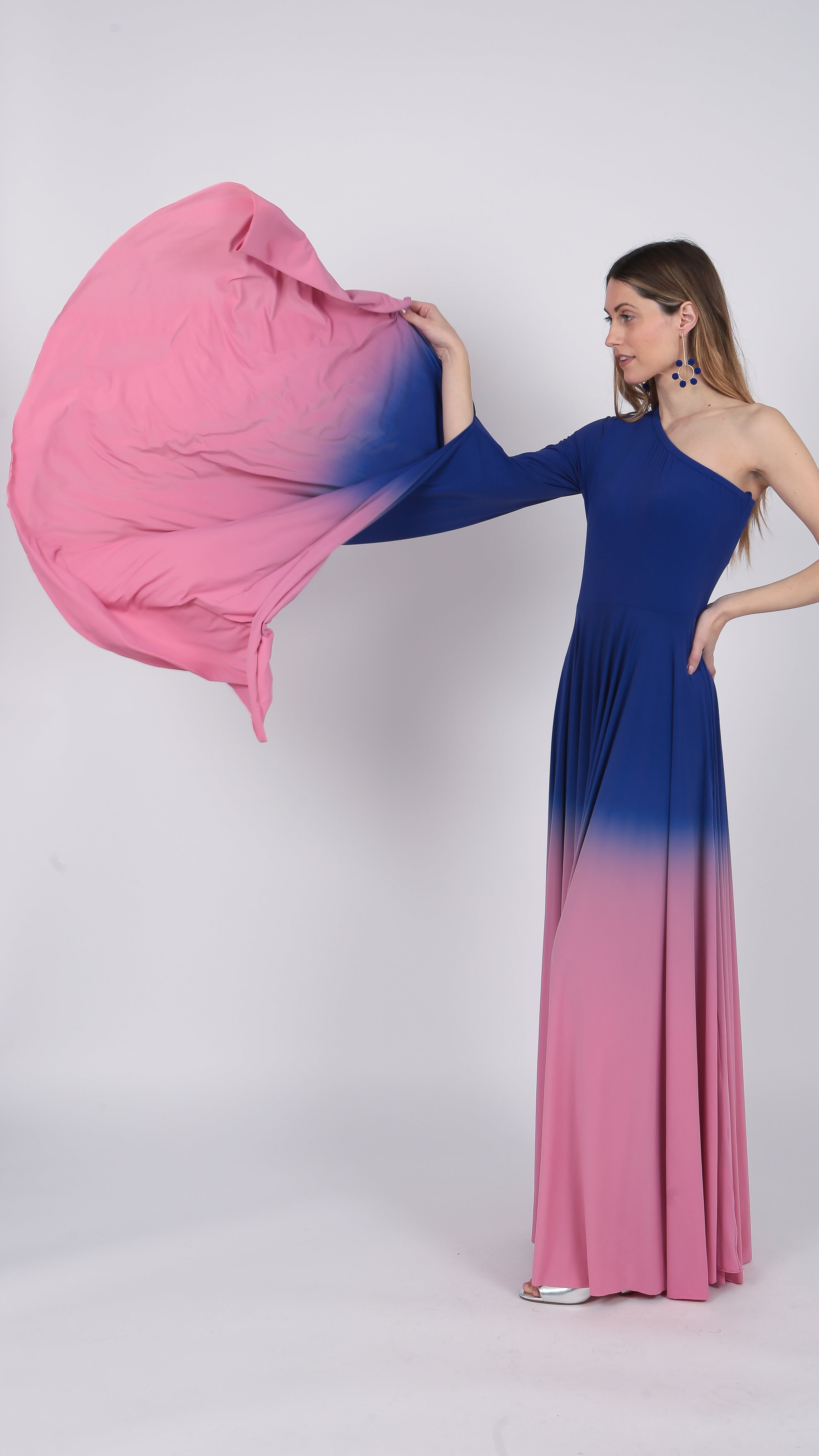 Pink Purple Ombre Gown