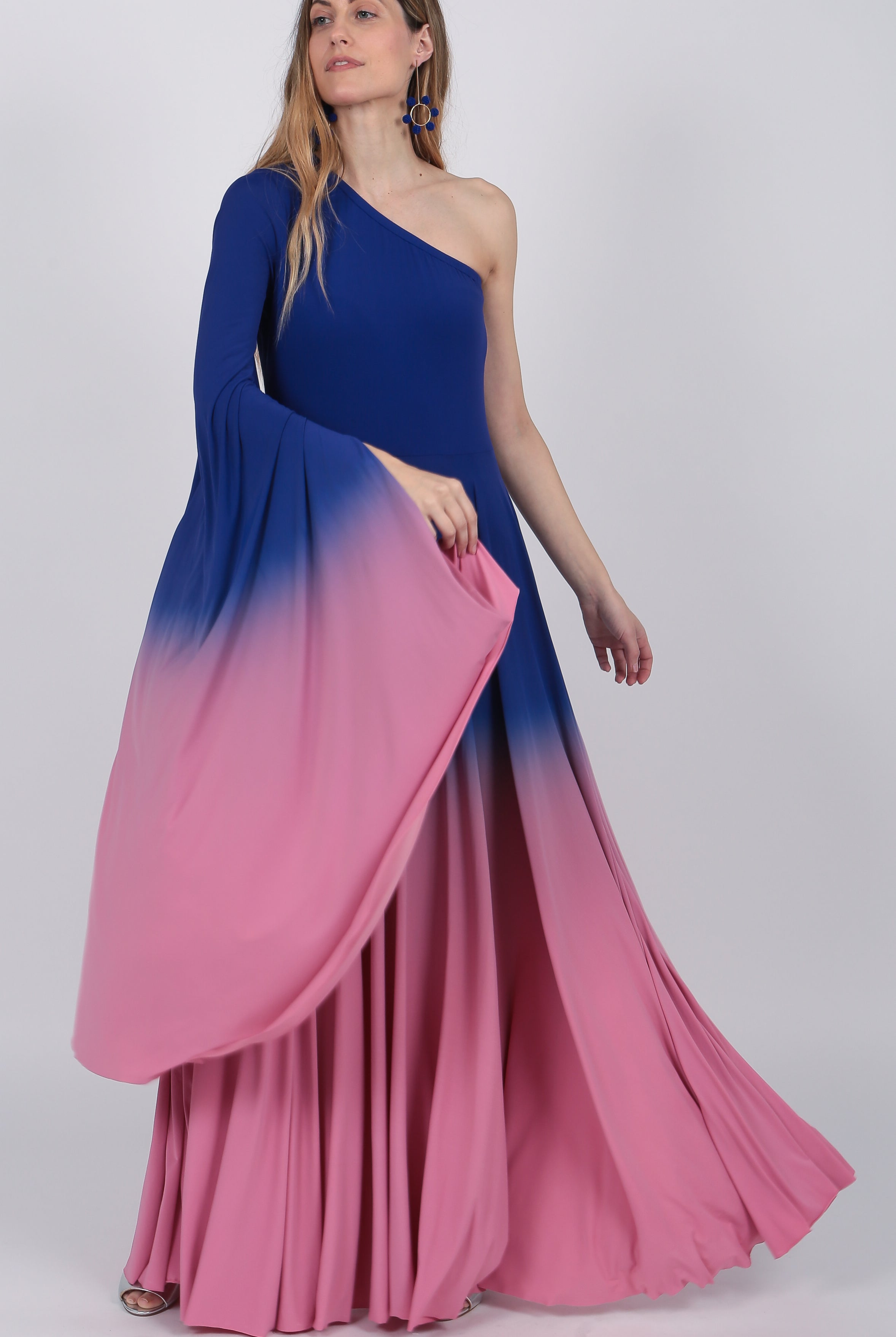 Pink Purple Ombre Gown