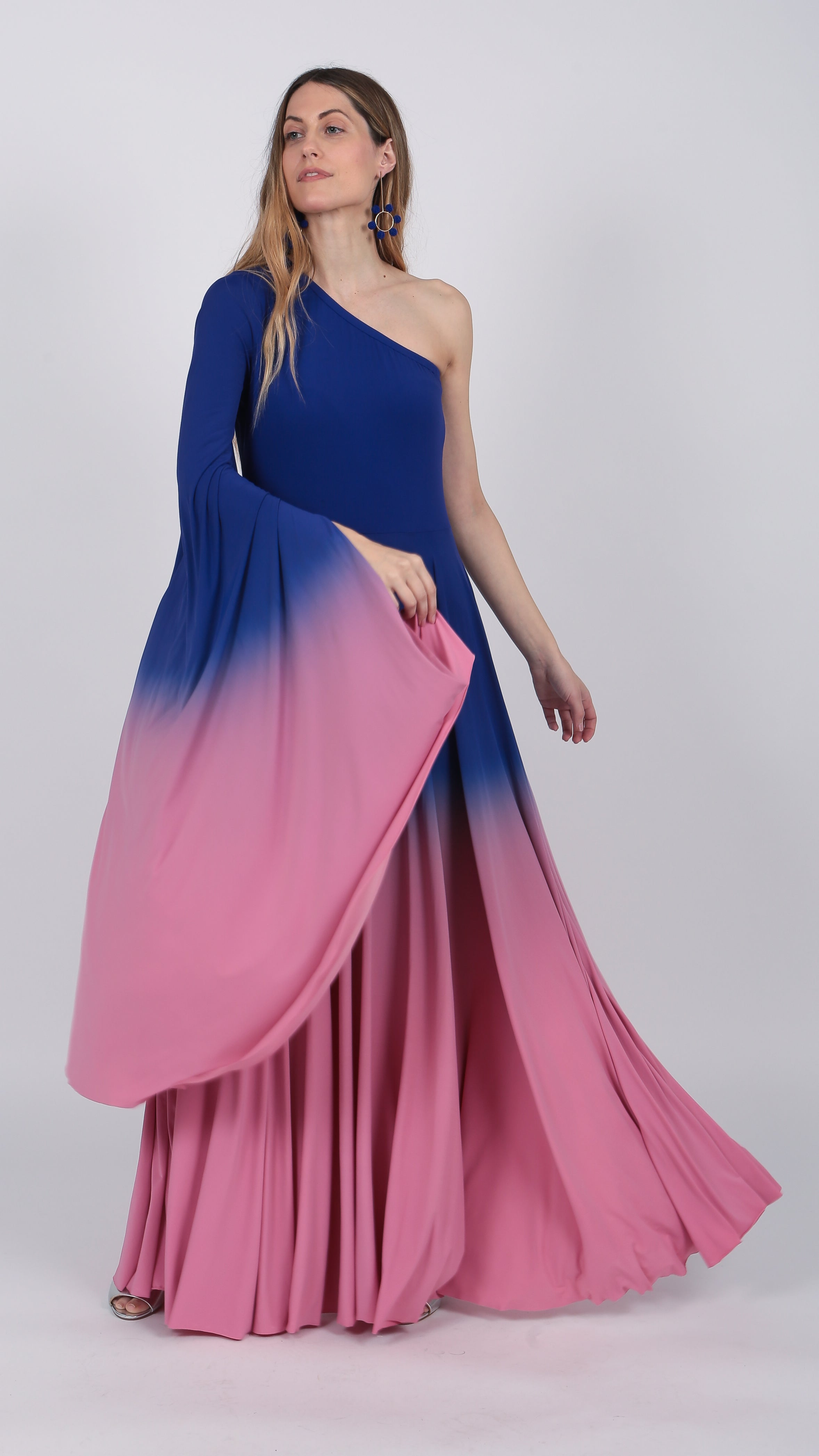 Pink Purple Ombre Gown