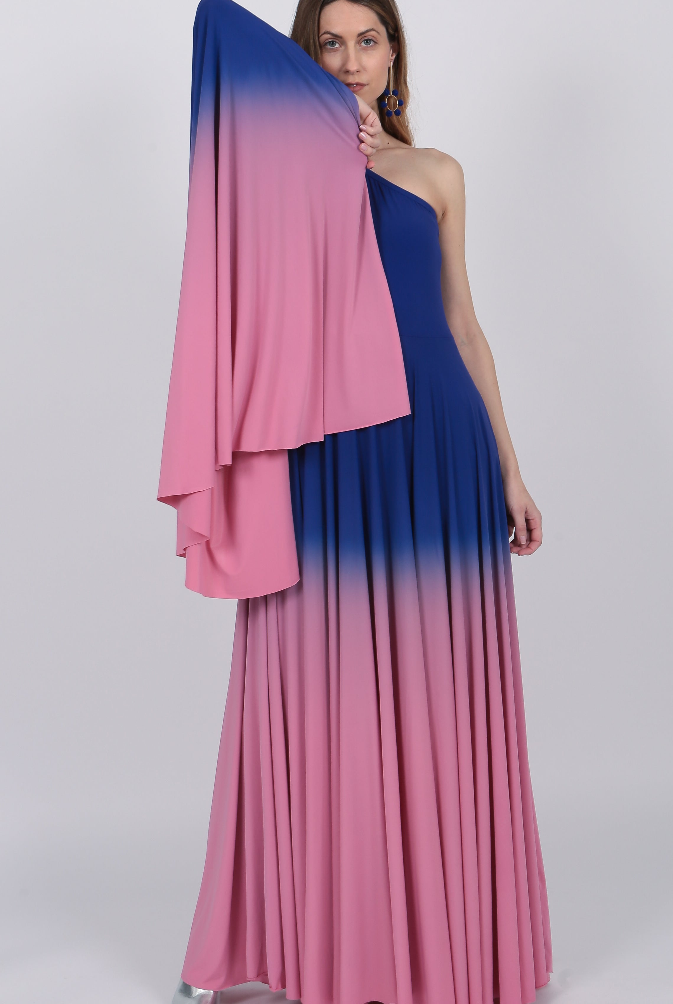 Pink Purple Ombre Gown