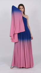 Pink Purple Ombre Gown