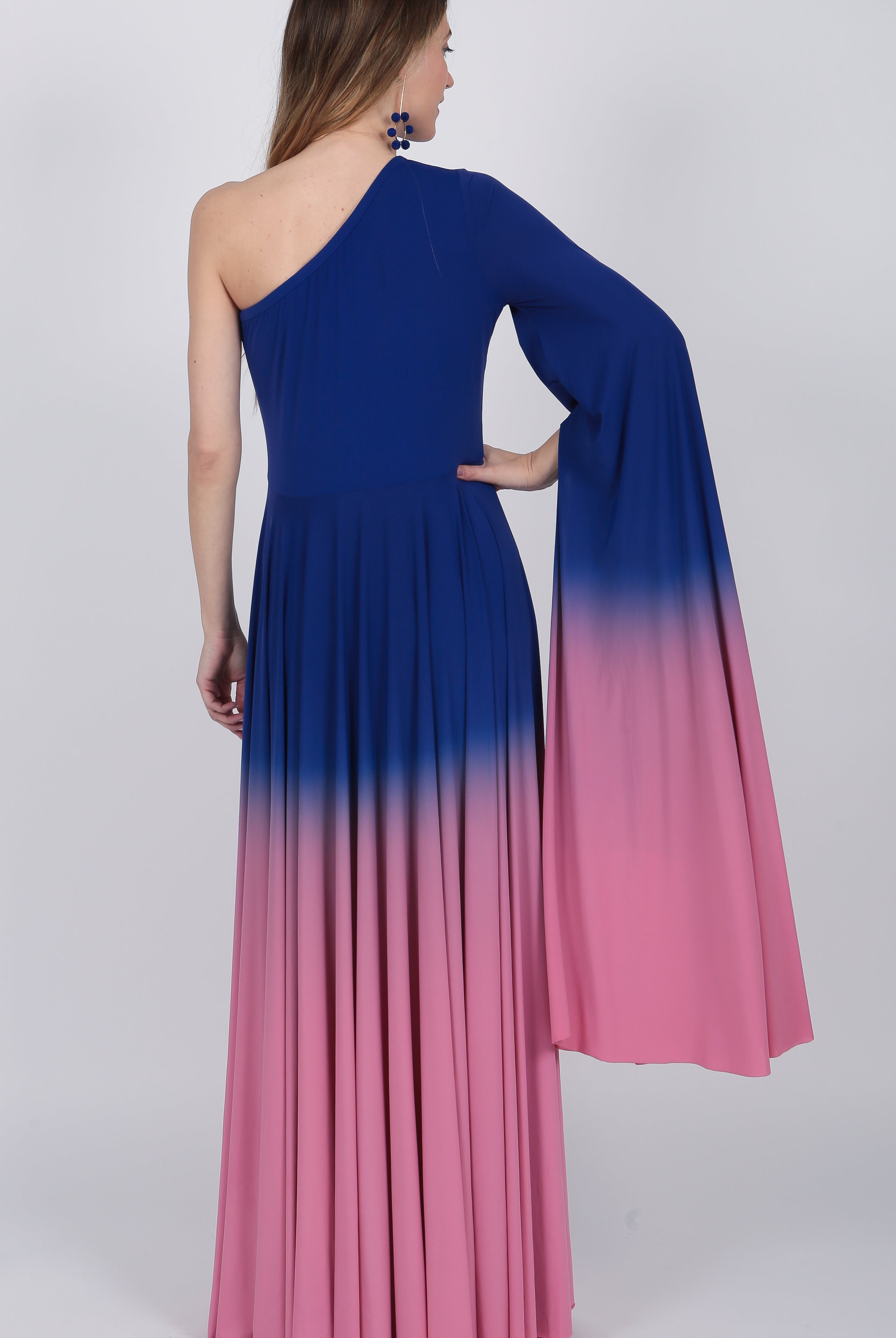 Pink Purple Ombre Gown