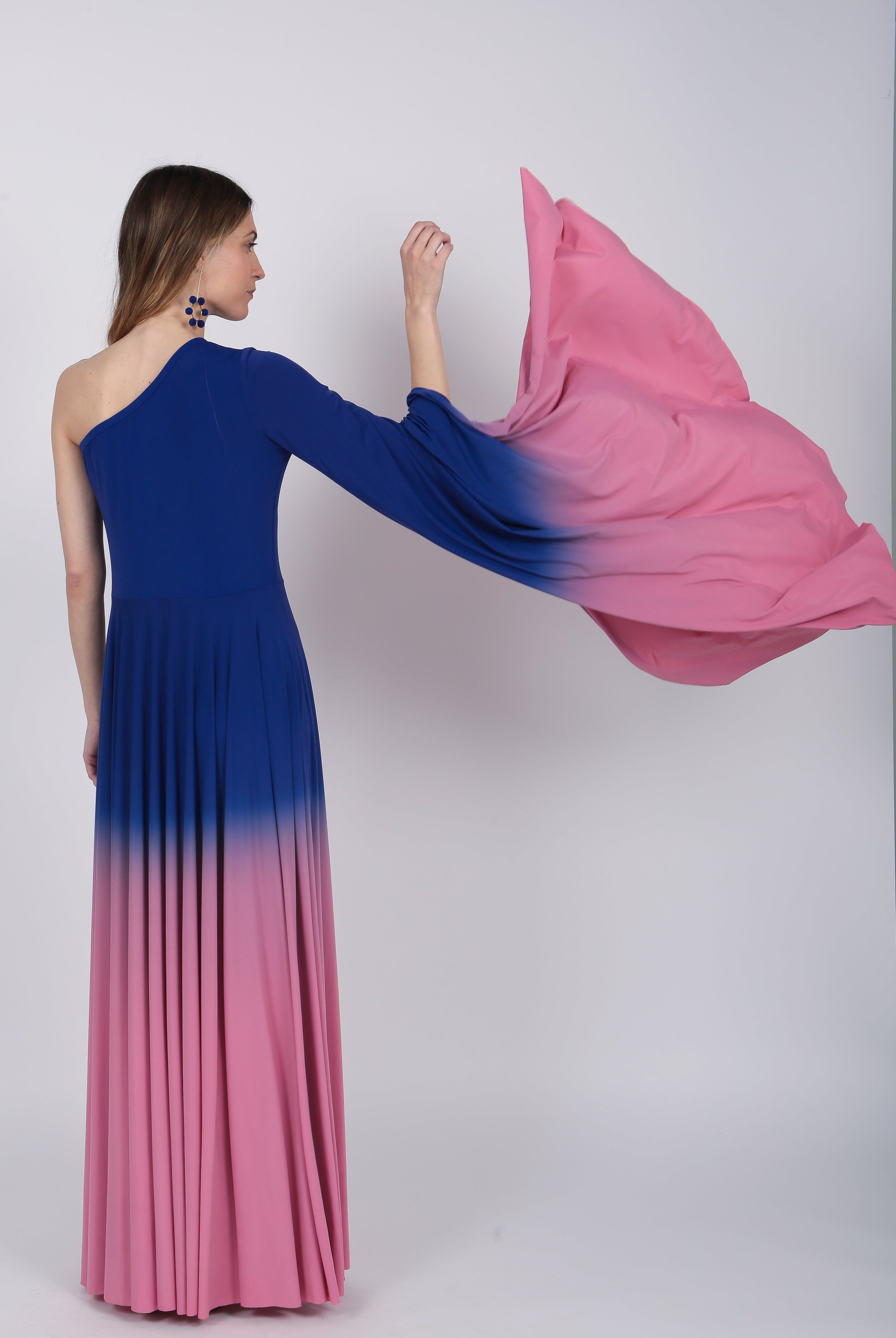 Pink Purple Ombre Gown