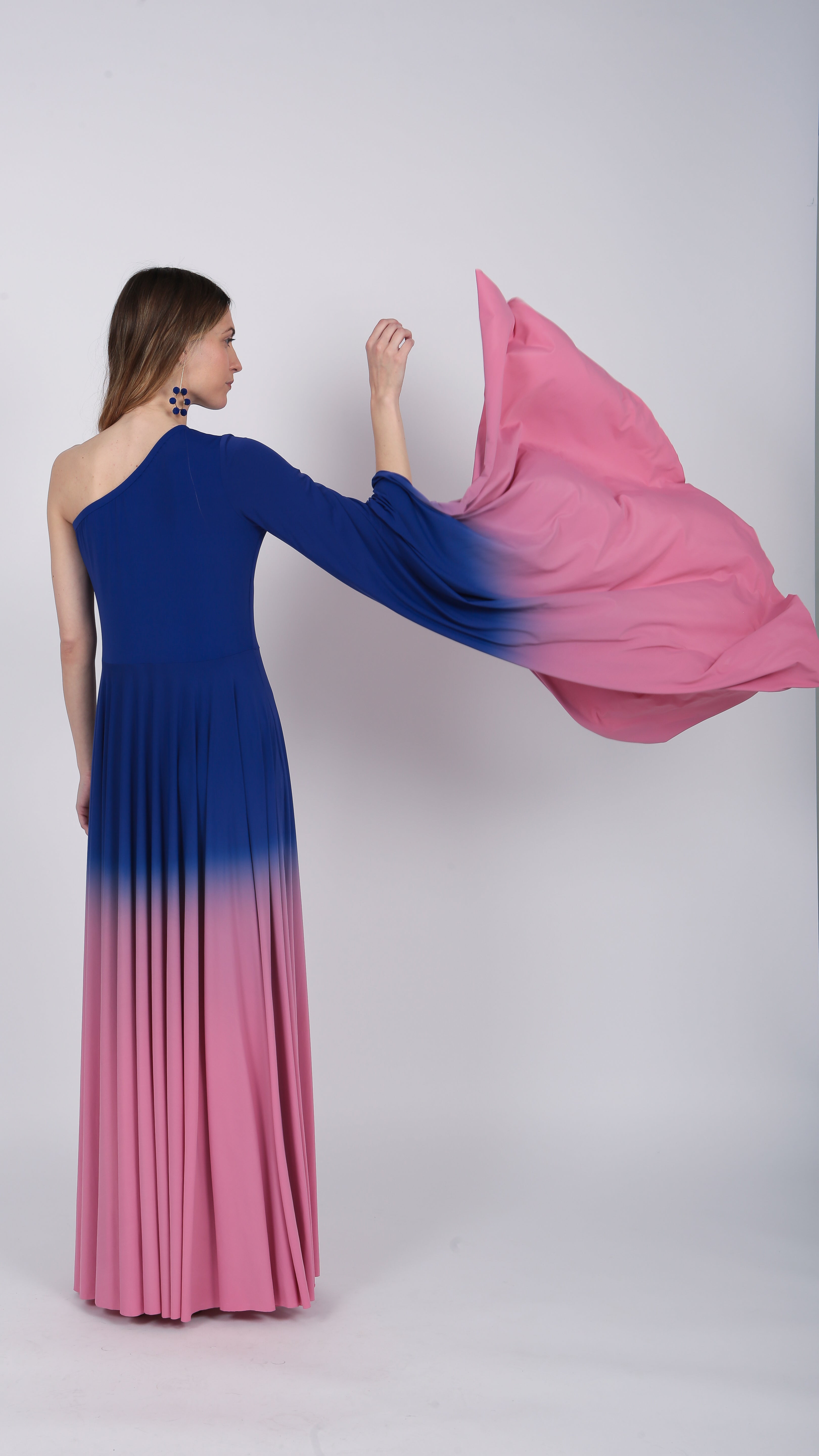 Pink Purple Ombre Gown